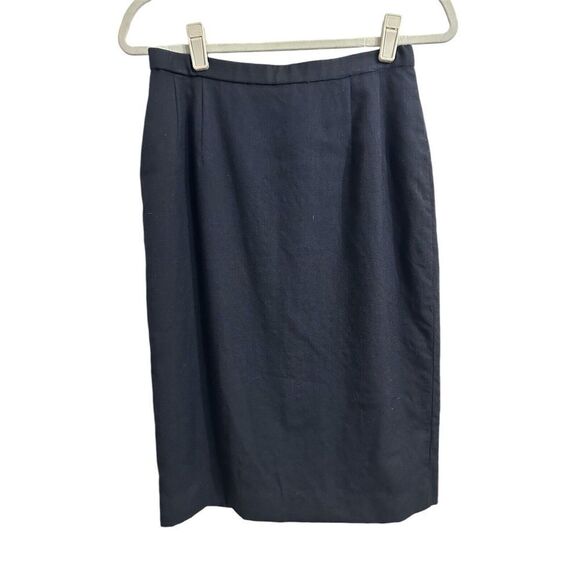 Pendleton Women's 100% Virgin Wool Black Pencil Skirt – Sz 8 USA – Classic Skirt - Picture 1 of 7